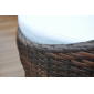 Комплект плетеной мебели KVIMOL КМ-0042 алюминий, искусственный ротанг коричневый, бежевый Фото 4