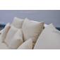 Лаунж-диван KVIMOL KM-0015 алюминий, искусственный ротанг белый, бежевый Фото 2