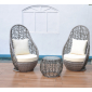 Комплект мебели KVIMOL КМ-0049 алюминий, искусственный ротанг серый, бежевый Фото 1