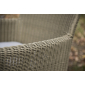 Комплект плетеной мебели 4SIS Лана алюминий, искусственный ротанг коричневый Фото 6