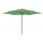 Садовый зонт D_P сталь, полиэстер зеленый Фото 1