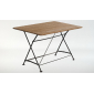 Стол деревянный складной Holzhof Table12080 металл, дуб коричневый Фото 1