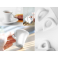 Кофейная пара для латте и горячего шоколада Ancap Aida фарфор белый Фото 8