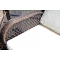 Лаунж-зона KVIMOL сталь, искусственный ротанг коричневый, светло-бежевый Фото 10
