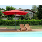 Зонт садовый с поворотной рамой Maffei Kronos алюминий, полиэстер красный Фото 2