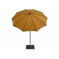 Зонт садовый с поворотной рамой Maffei Border сталь, дралон желтый Фото 1