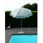 Зонт садовый Maffei Mare сталь, дралон белый, зеленый Фото 1