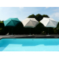 Зонт садовый с поворотной рамой Maffei Mare сталь, дралон зеленый Фото 5