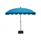 Зонт садовый с поворотной рамой Maffei Allegro сталь, дралон бирюзовый Фото 2