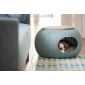 Лежак для животных Curver Cozy пластик с имитацией плетения голубой Фото 3