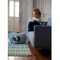 Лежак для животных Curver Cozy пластик с имитацией плетения голубой Фото 4