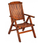 Кресло деревянное складное Diva Primo массив сосны коньяк Фото 1
