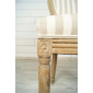 Деревянный стул ETG-Home массив дуба светлый дуб Фото 4