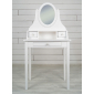 Туалетный столик с зеркалом ETG-Home массив березы белый Фото 1