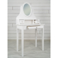 Туалетный столик с зеркалом ETG-Home массив березы белый Фото 3