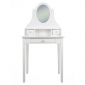 Туалетный столик с зеркалом ETG-Home массив березы белый Фото 7