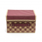 Коробка с крышкой Homsu HOM-395 ткань, картон, спанбонд бордовый Фото 1