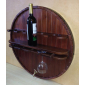 Навесная полка для хранения вина Demetra Woodmark бук коричневый Фото 1