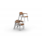 Кресло деревянное ACACIA Beerissimo алюминий, массив робинии натуральный Фото 3