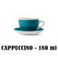 Кофейная пара для капучино Ancap Verona Millecolori фарфор морская волна, деколь чашка, ручка, блюдце Фото 4