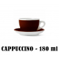 Кофейная пара для капучино Ancap Verona Millecolori фарфор коричневый, деколь чашка, ручка, блюдце Фото 5