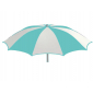 Зонт пляжный профессиональный Crema Narciso алюминий, акрил белый, бирюза Фото 4