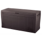 Скамья-сундук пластиковая садовая Keter Comfy Storage Box полипропилен коричневый Фото 1