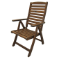 Кресло деревянное складное Azzura Solberga сосна капучино Фото 1