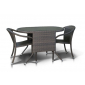 Комплект плетеной мебели 4SIS Паво алюминий, искусственный ротанг серо-коричневый Фото 2