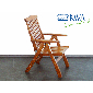 Кресло деревянное складное KWA Rosendal массив сосны капучино Фото 2