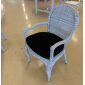 Кресло плетеное KWA Haga искусственный ротанг серый Фото 4