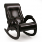 Кресло-качалка IM-Design дерево, экокожа/ткань Фото 5