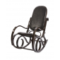 Кресло-качалка IM-Design Формоза дерево, искусственная кожа темный орех Фото 1