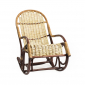 Кресло-качалка плетеное IM-Design Усмань ивовая лоза орех Фото 1
