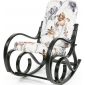 Кресло-качалка IM-Design Луиза березовый шпон, экокожа/ткань Фото 4