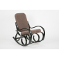 Кресло-качалка IM-Design Луиза березовый шпон, экокожа/ткань Фото 2