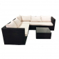 Комплект плетеной мебели KVIMOL KM-0310 искусственный ротанг коричневый, бежевый Фото 3