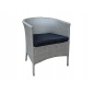 Комплект плетеной мебели KVIMOL КМ-0043 металл, искусственный ротанг серый Фото 3