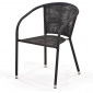 Кресло плетеное Afina Y137B-W51 Brown искусственный ротанг, сталь коричневый Фото 2