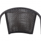 Кресло плетеное Afina Y137B-W51 Brown искусственный ротанг, сталь коричневый Фото 7
