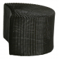 Столик плетеный приставной RosaDesign Isla Bonita алюминий, искусственный ротанг коричнево-черный Фото 1