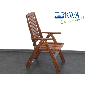Кресло деревянное складное KWA Zara массив сосны капучино Фото 3