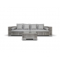 Комплект модульной плетеной мебели 4SIS Канти алюминий, искусственный ротанг светло-серый Фото 4