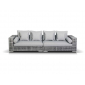 Комплект модульной плетеной мебели 4SIS Канти алюминий, искусственный ротанг светло-серый Фото 16