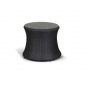 Стол плетеный кофейный 4SIS Туллон алюминий, искусственный ротанг черный Фото 1