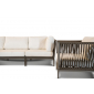 Комплект мебели 4SIS Касабланка алюминий, стекло, ткань серо-коричневый Фото 9