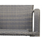 Комплект плетеной мебели на 2 персоны 4SIS Ачиано алюминий, искусственный ротанг серо-коричневый Фото 7