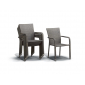 Комплект плетеной мебели на 2 персоны 4SIS Ачиано алюминий, искусственный ротанг серо-коричневый Фото 4