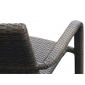 Комплект плетеной мебели 4SIS Бари алюминий, искусственный ротанг серо-коричневый Фото 4