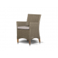 Комплект плетеной мебели 4SIS Лана алюминий, искусственный ротанг коричневый Фото 3
